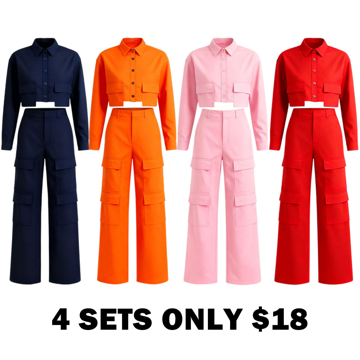 Cargo pants set