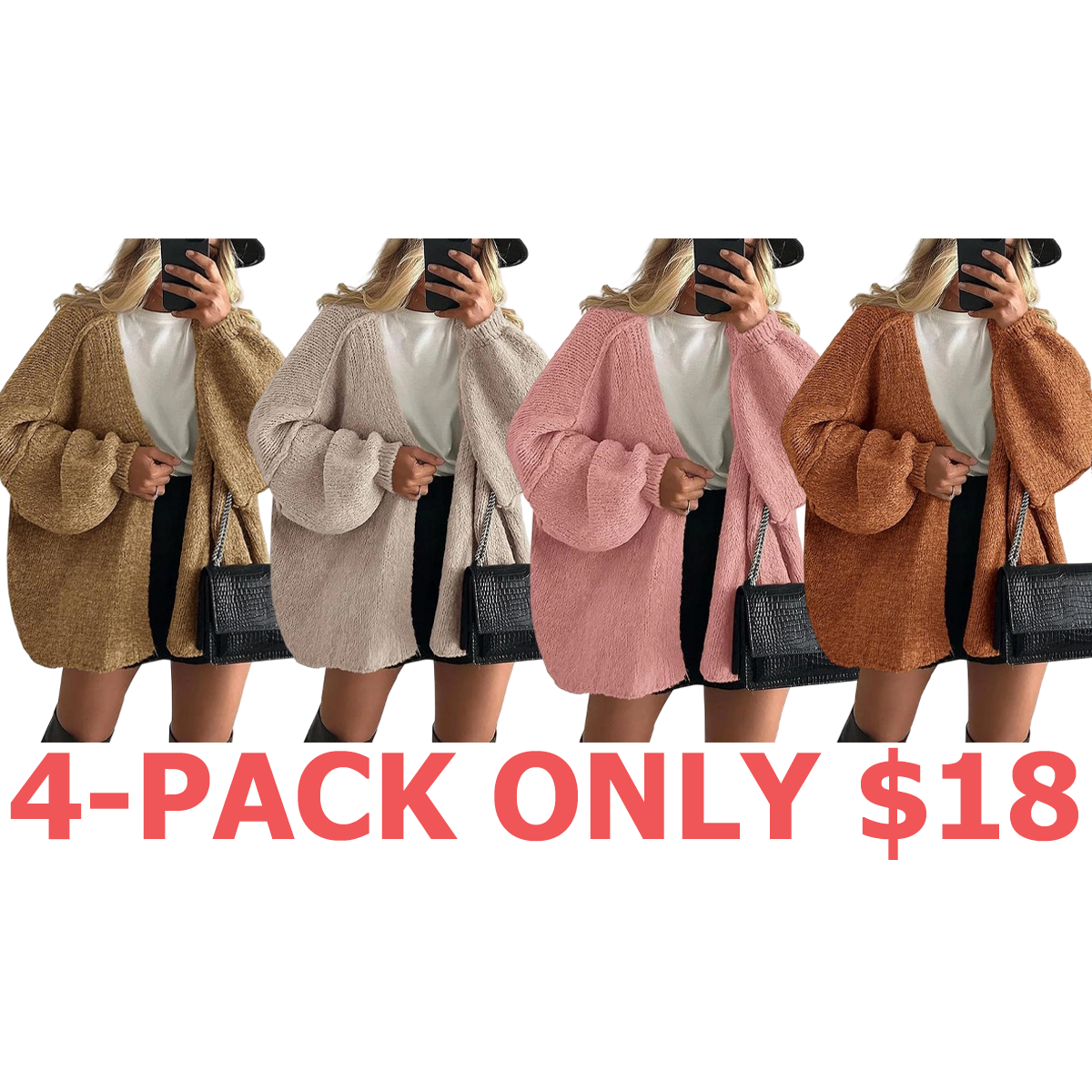 Women's Oversized Cardigan Sweater