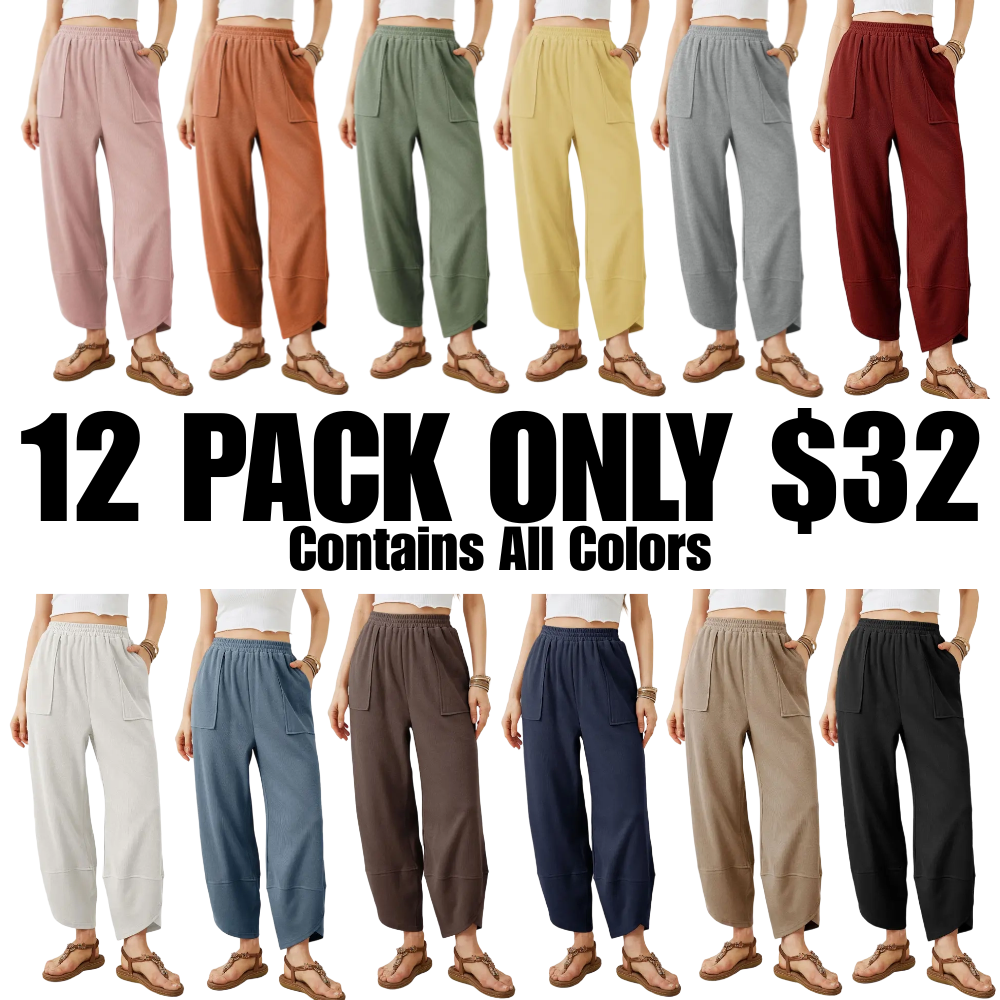 Women's wide-leg relaxed casual pantsone-piece wide-leg trousers
