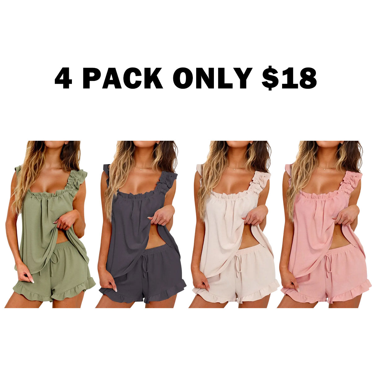 Women‘s Pajamas 2 Piece Set