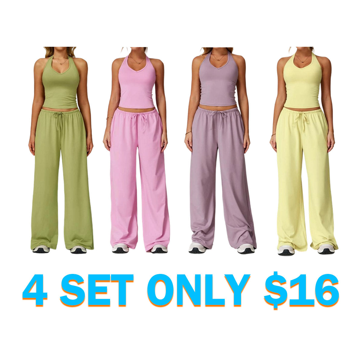 Womens Two Piece Casual Comfortable Sportswear