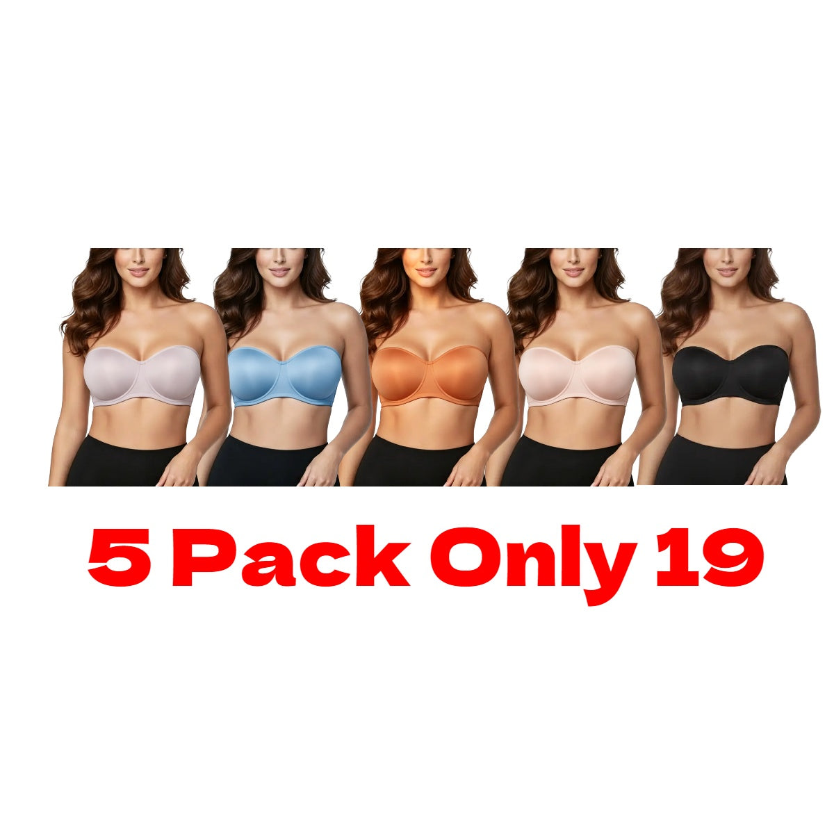 Women's Convertible Strapless