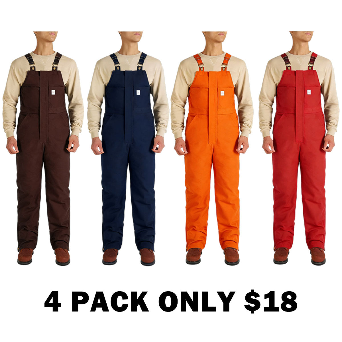 Men's Insulated Bib Overalls