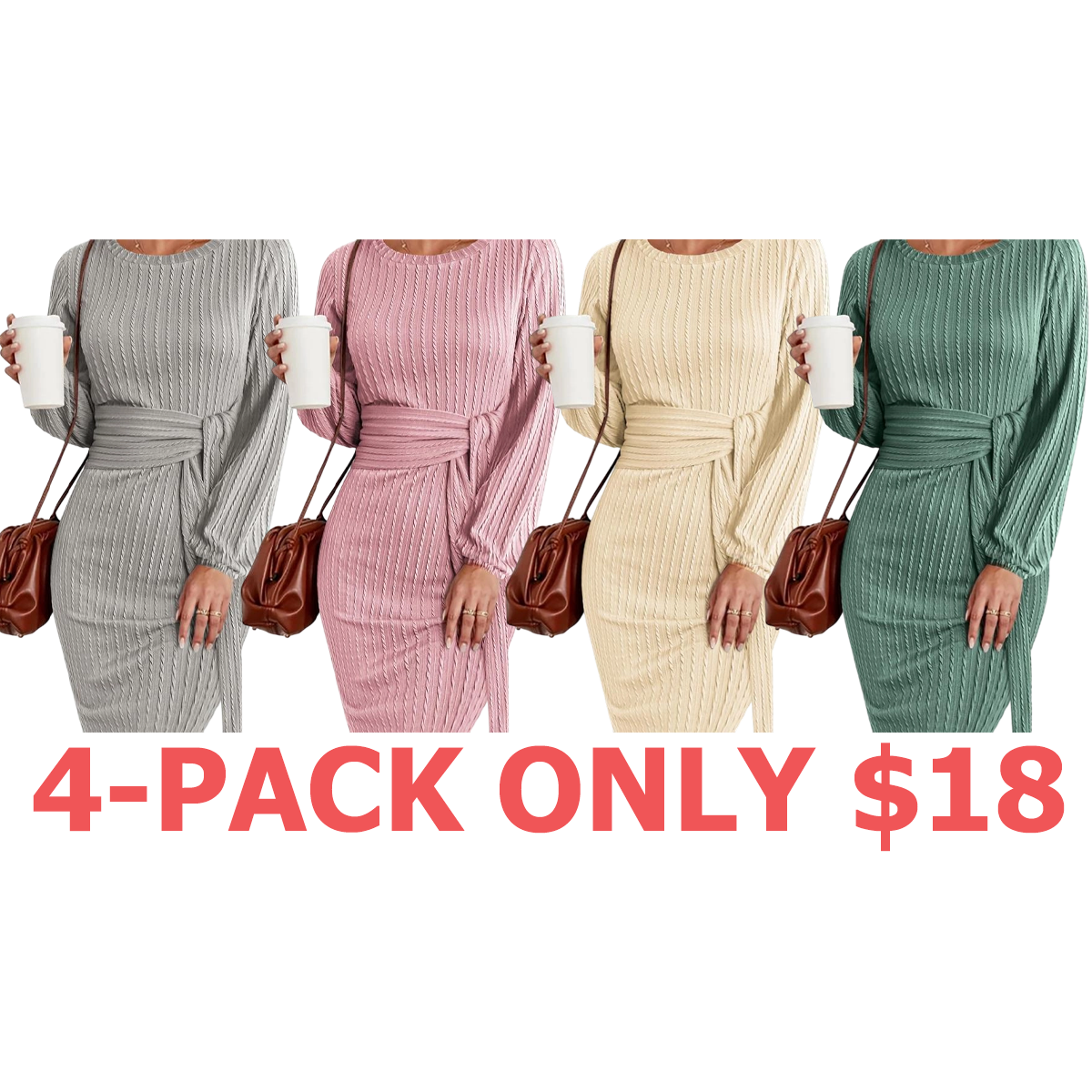 Women's Elegant Knit Dress