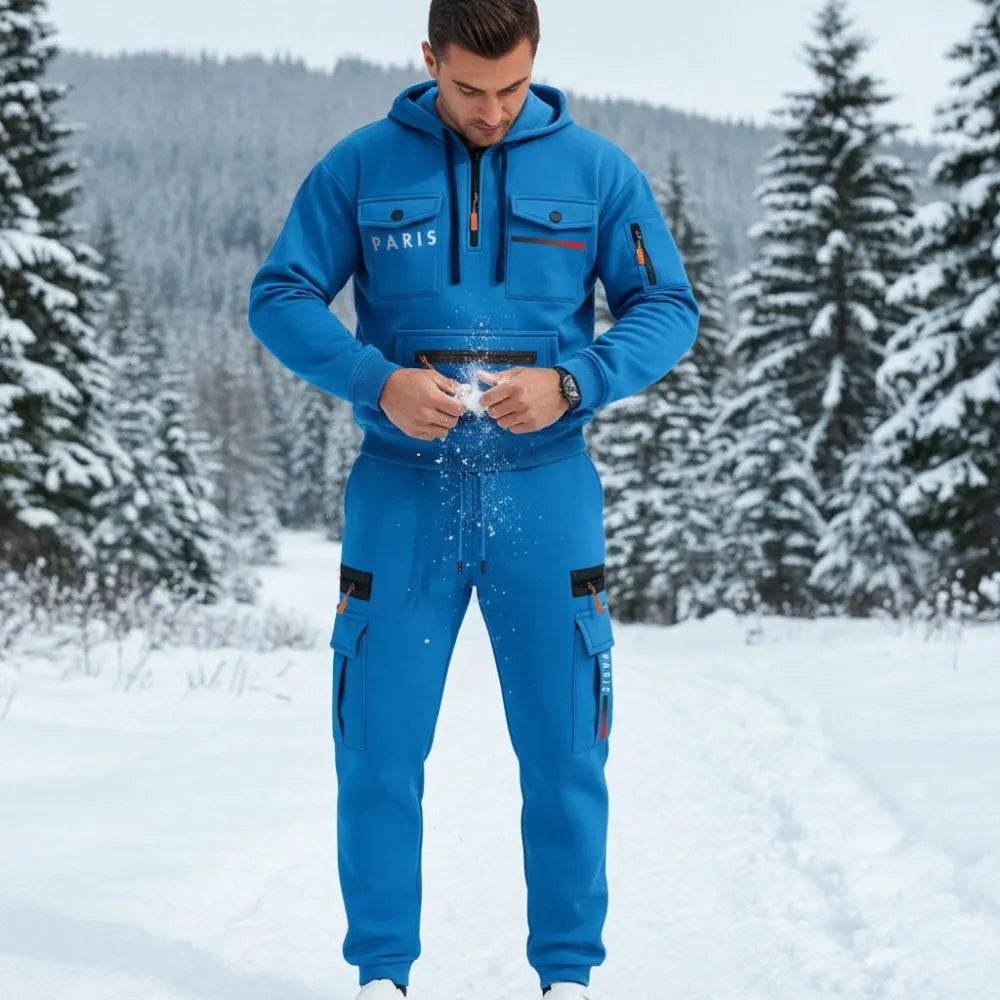 🔥Christmas sale! Men's autumn&winter hooded fashion sweatshirt with multiple pockets