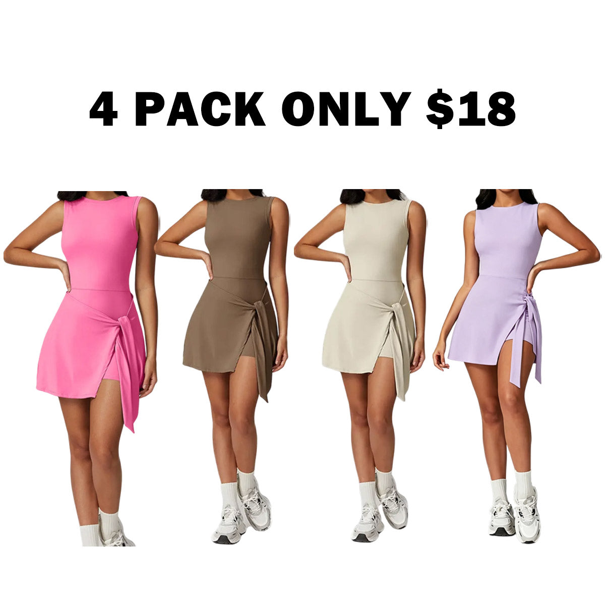Women's Sleeveless Athletic Dress