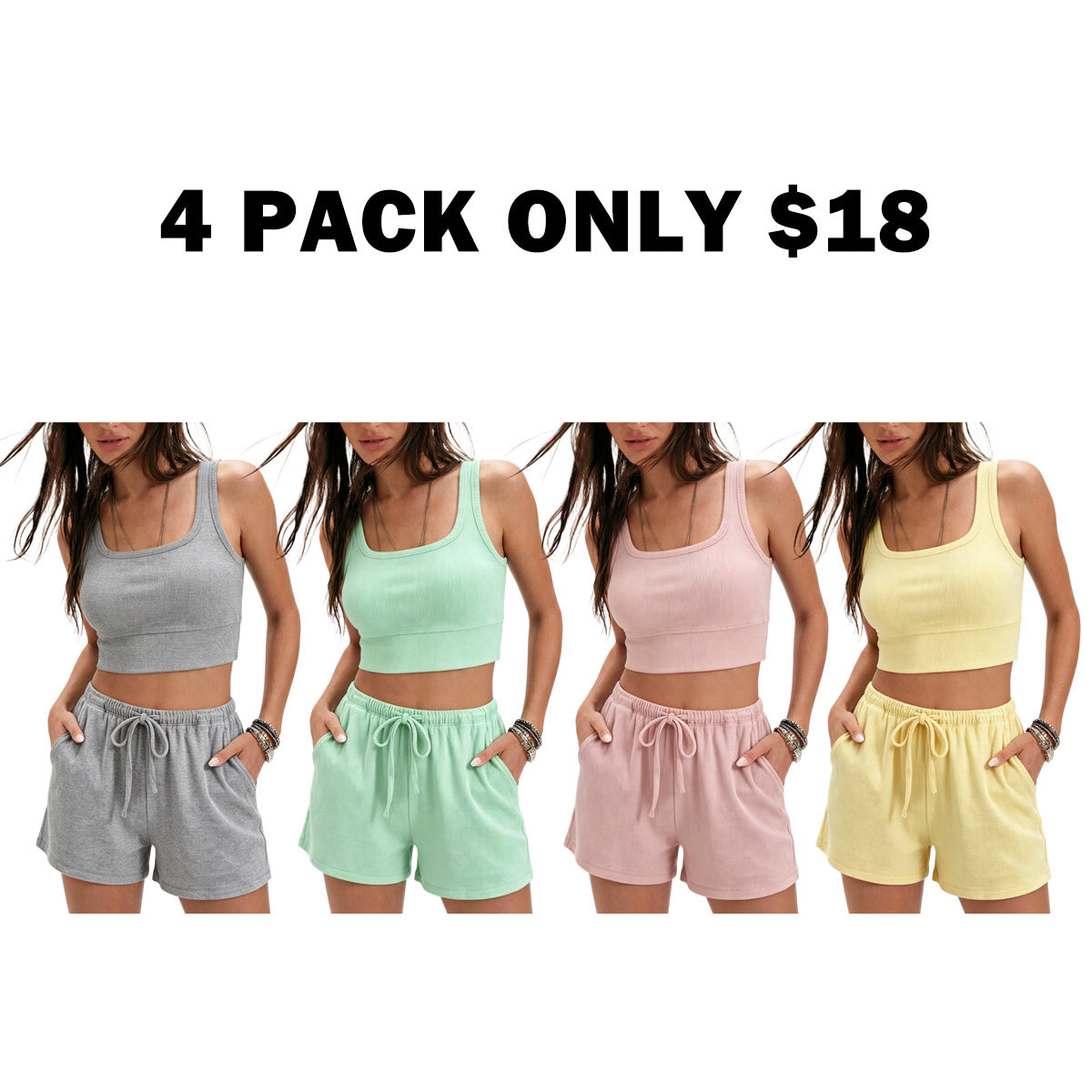 Women's 2-Piece Chic Fade Craft Casual Acid Wash Matching Set