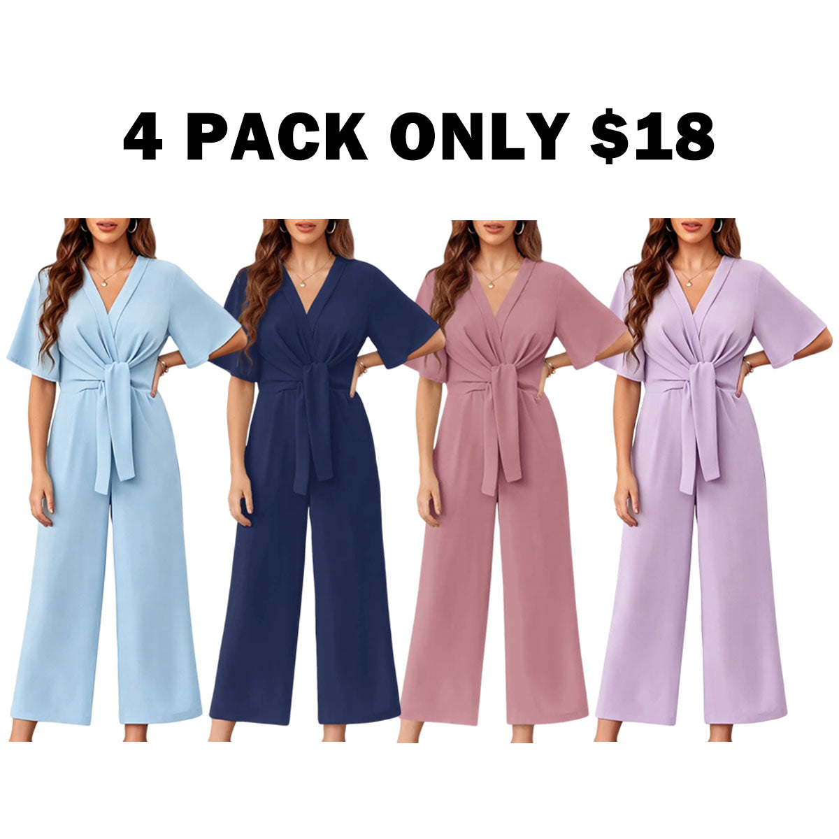 Women's Wide Leg Jumpsuits