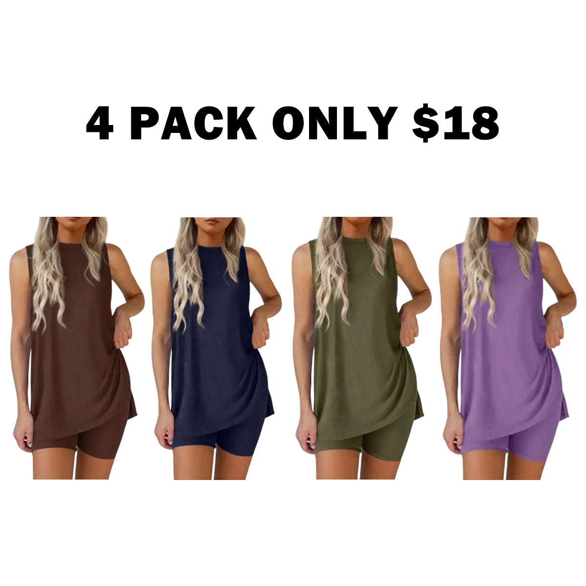 Women's 2-Piece Lounge Shorts Set