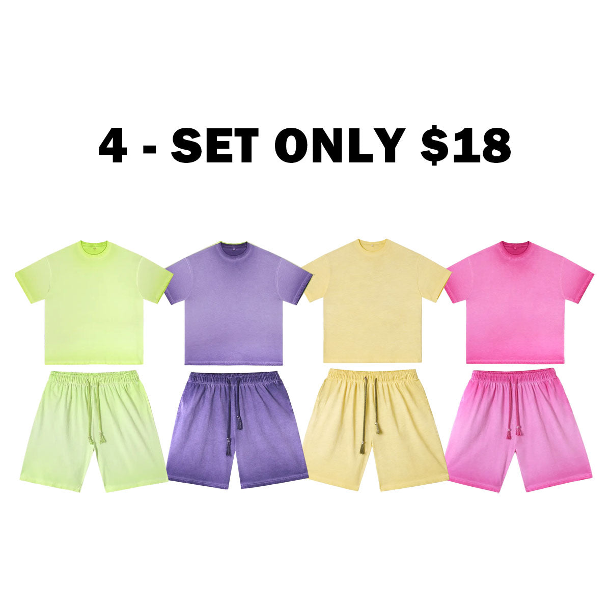 Women's Oversized Tshirt & Shorts Set