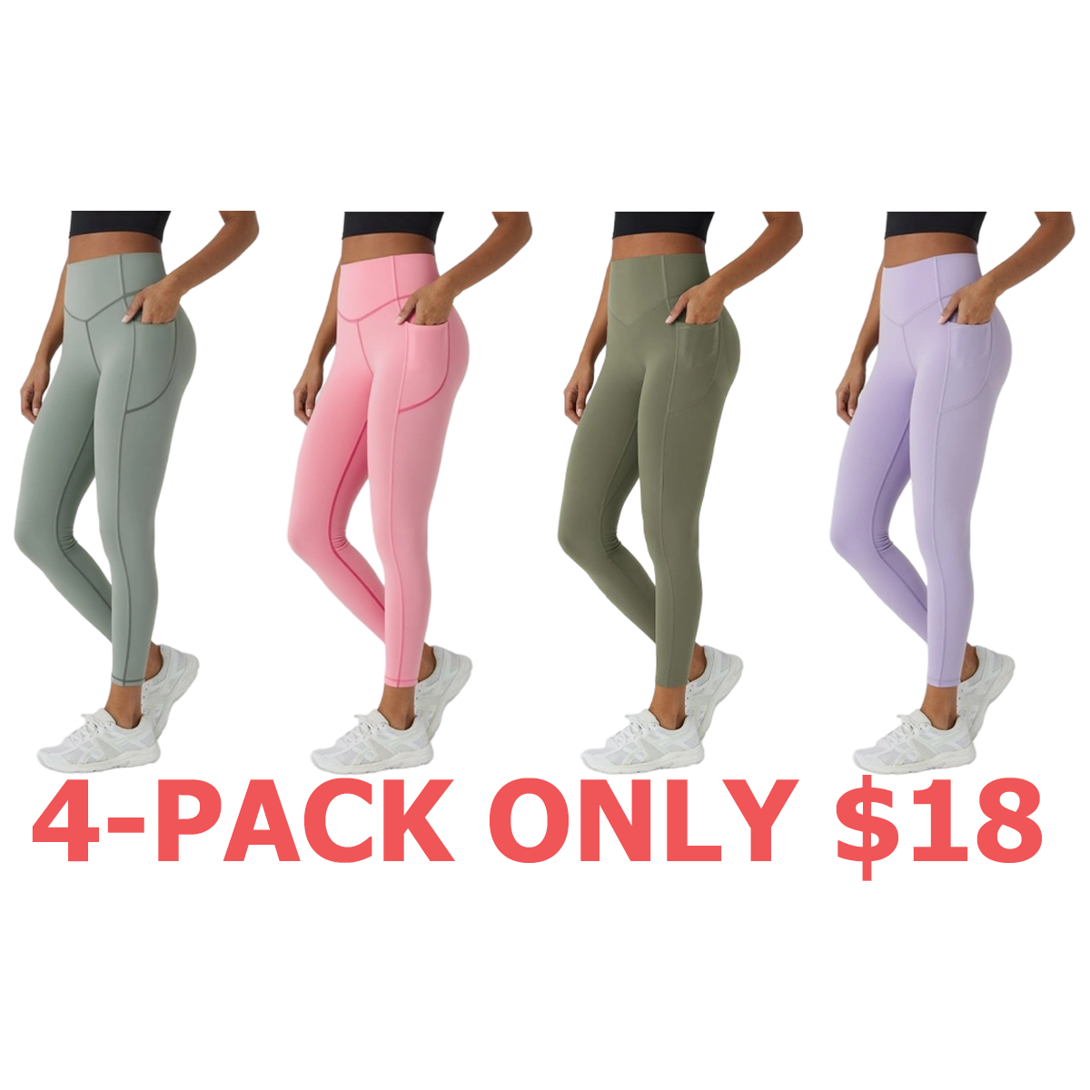 Women's High Waisted Scrunch Butt Lifting Tummy