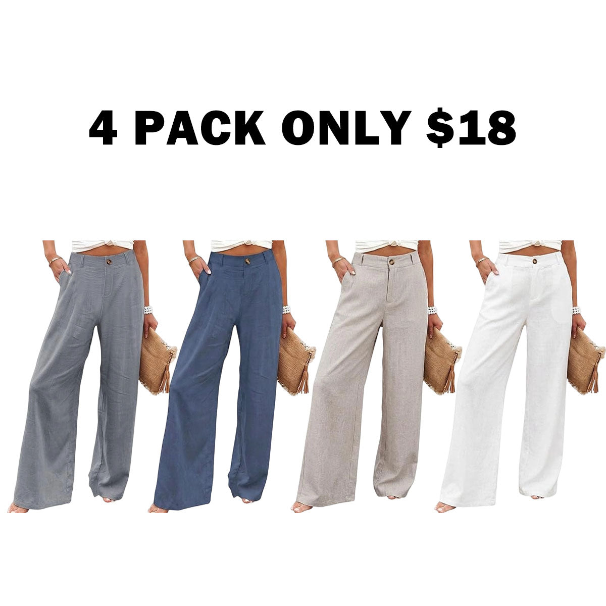 Women's Cotton Linen Pants