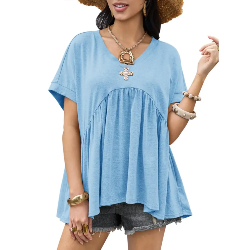 Women‘s Summer Peplum Tops