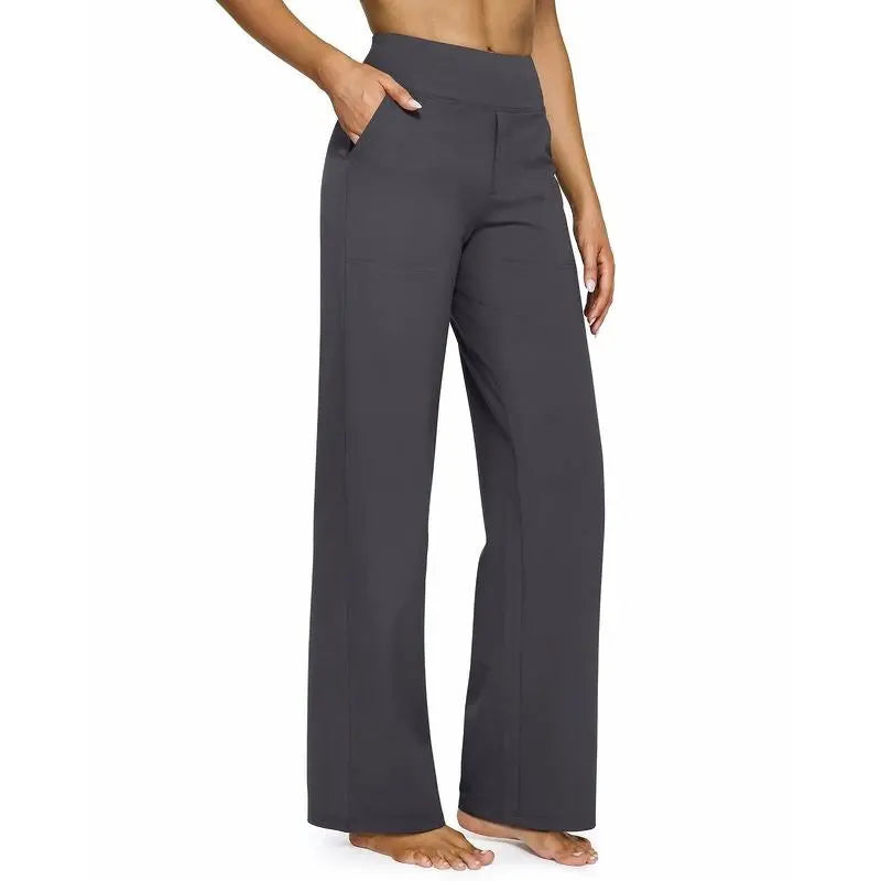 🔥8- PACK Women Loose High-Waist Business Casual Pants