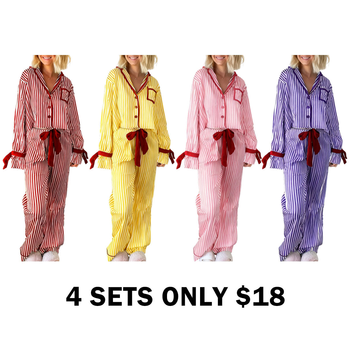 Striped Pajama Set