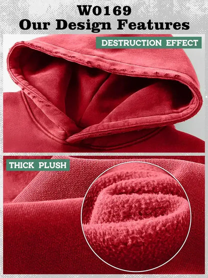 Men´s Hoodies Unisex Oversized Zip-Up Hoodie