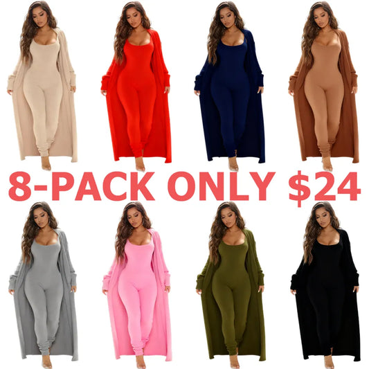 Cozy 2 Piece Ensemble Jumpsuit Sta