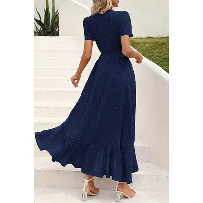 Women's Summer Wrap Maxi Dress