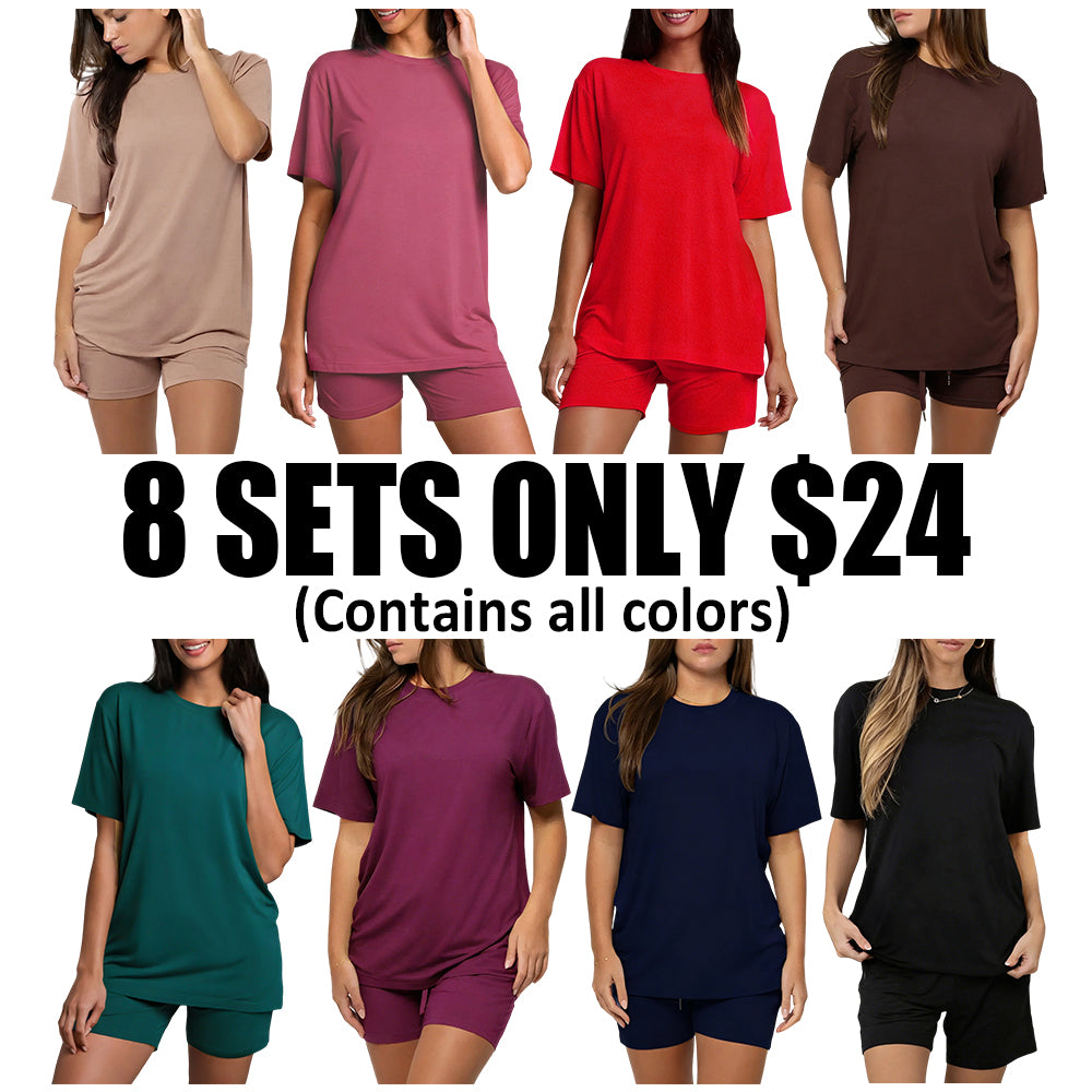🔥Women's Cloud T-shirt Set-🔥8-Pack - All Colors Included