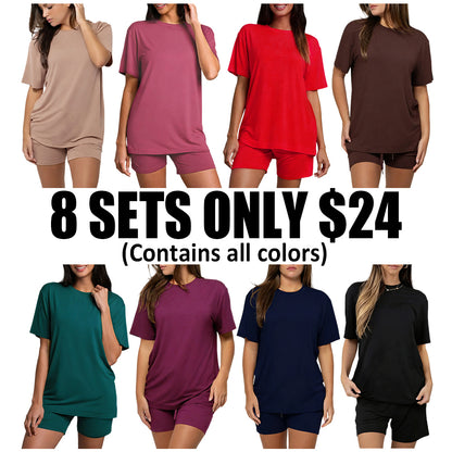 🔥Women's Cloud T-shirt Set-🔥8-Pack - All Colors Included