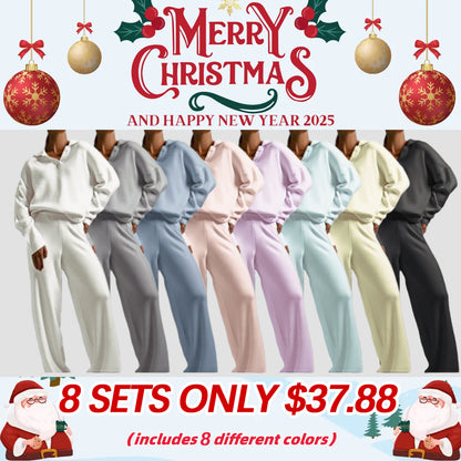 Knit Top and Wide Leg Pants 2 Piece Set