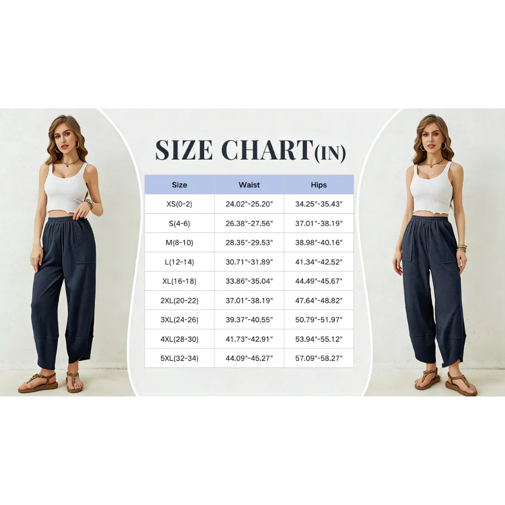 Women's wide-leg relaxed casual pantsone-piece wide-leg trousers