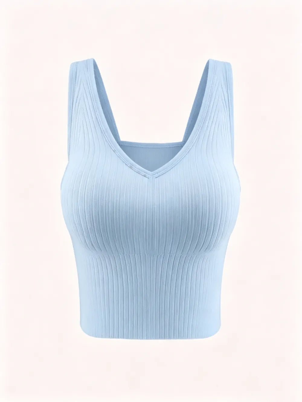 Women's Solid Backless Bra with Removable Pads