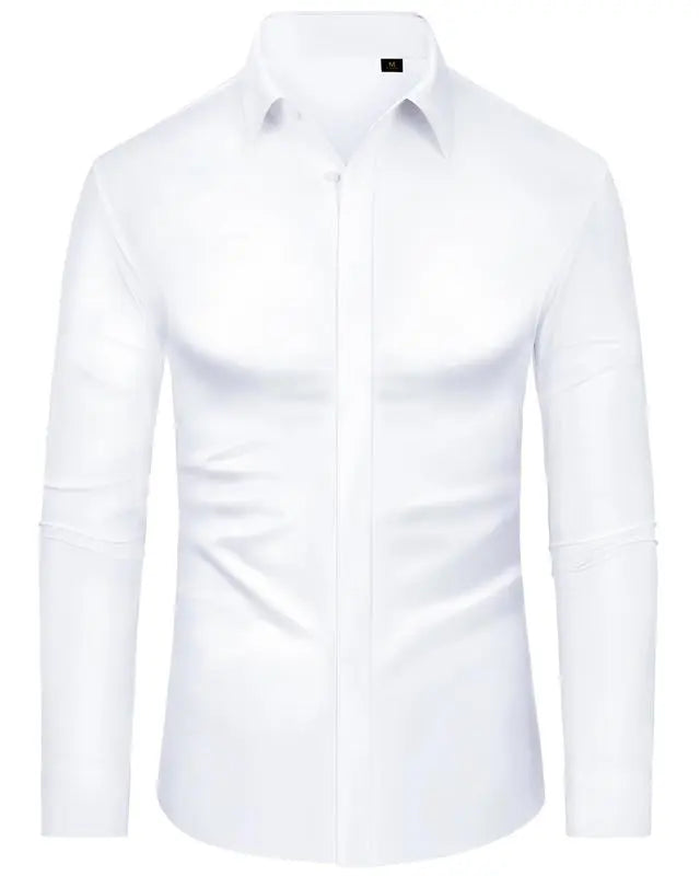 Men’s Slim Fit Stretch Dress Shirt – 16-Way Stretch, Wrinkle-Free