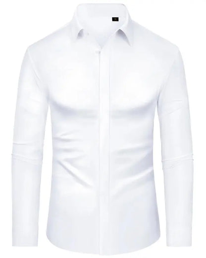 Men’s Slim Fit Stretch Dress Shirt – 16-Way Stretch, Wrinkle-Free