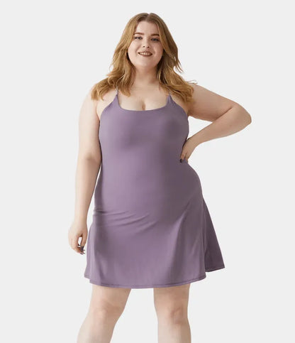 Plush Backless Active Dress-Easy Peezy