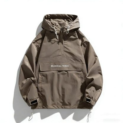 Men's Half Zip Windbreaker Jacket