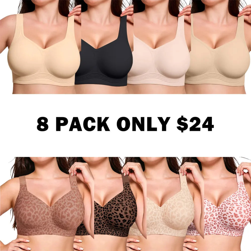 Women’s Jelly Bras Full Coverage Wireless Supportive Bra