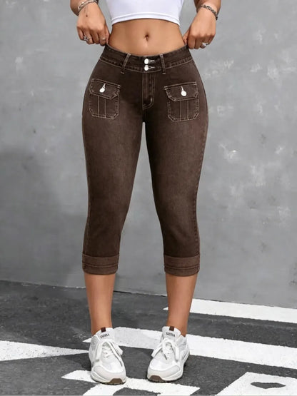 Women's Tight Fit Seven-Quarter Pants