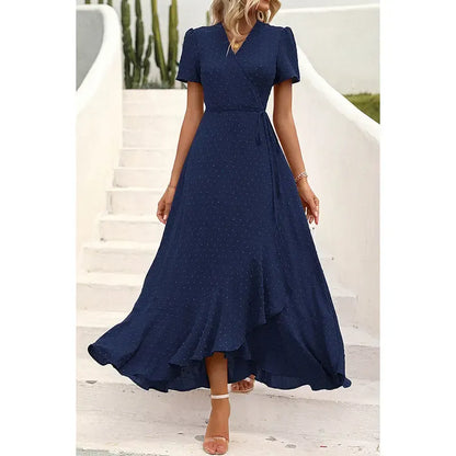 Women's Summer Wrap Maxi Dress