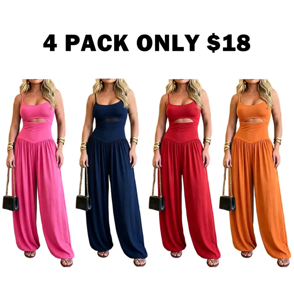 Women's Cut-out Cami Jumpsuit