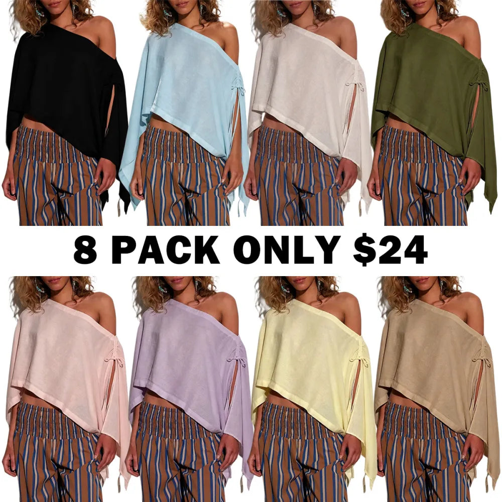 Women‘s Versatile Cape Tops