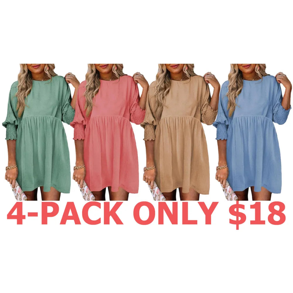 Women's Black Summer Tunic Dress