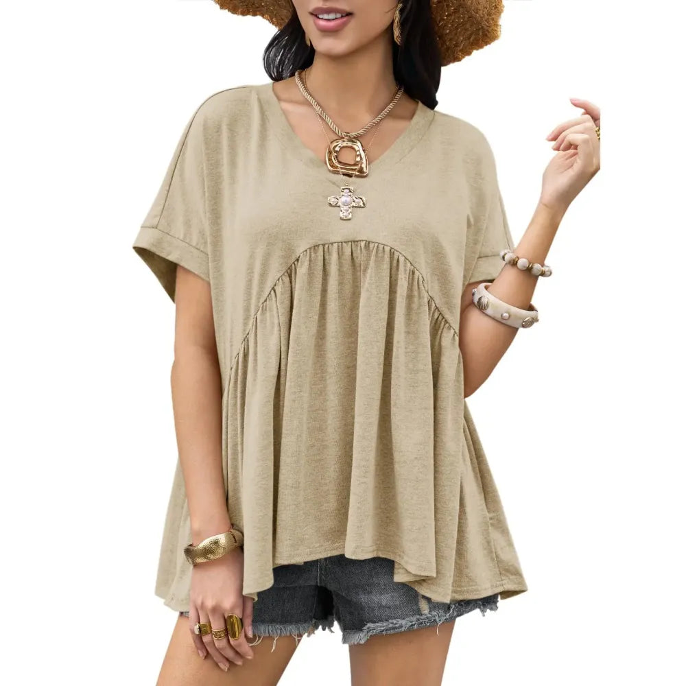 Women‘s Summer Peplum Tops