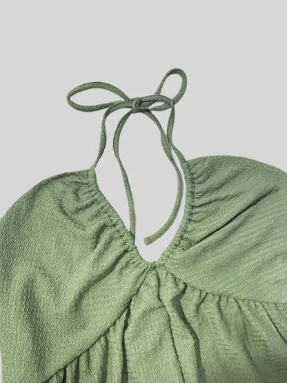【Plus Size】 Solid Color Pocket Jumpsuit