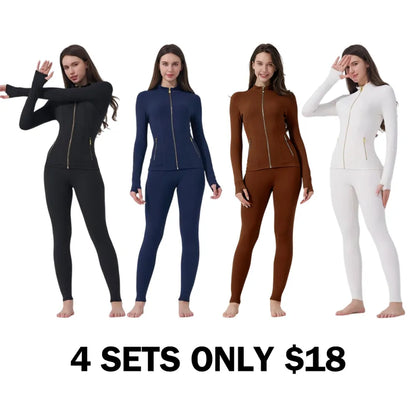 Women's Sporty Tracksuit Set