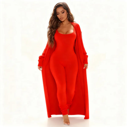 Cozy 2 Piece Ensemble Jumpsuit Sta