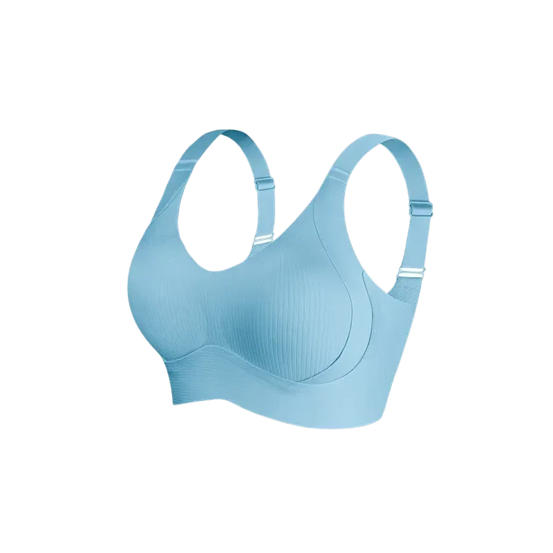 Women's Solid Wireless Bra, ComfortableBreathable Push Up Bra