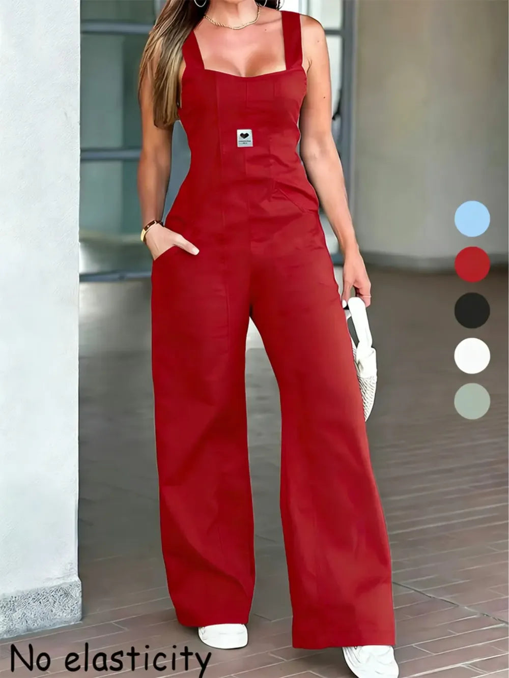 Women's Sleeveless Overalls