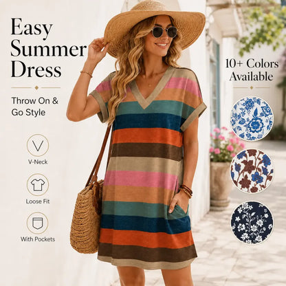 Dresses for Women 2026 Casual Summer Tshirt Dress Wedding Guest Dresses Short Sleeve Fashion Beach Vacation Clothes