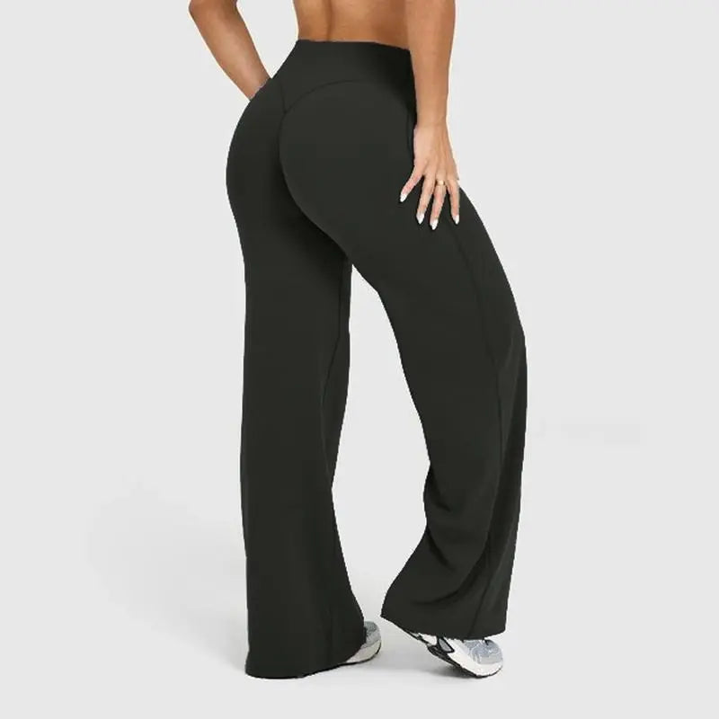 Straight Leg Bottoms Fitness Sportswear Gymwear Casual Pants