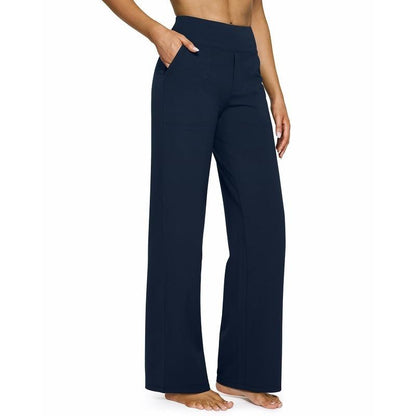 🔥8- PACK Women Loose High-Waist Business Casual Pants