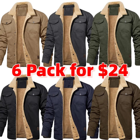 Men's Sherpa Lined Winter Trucker Jacket