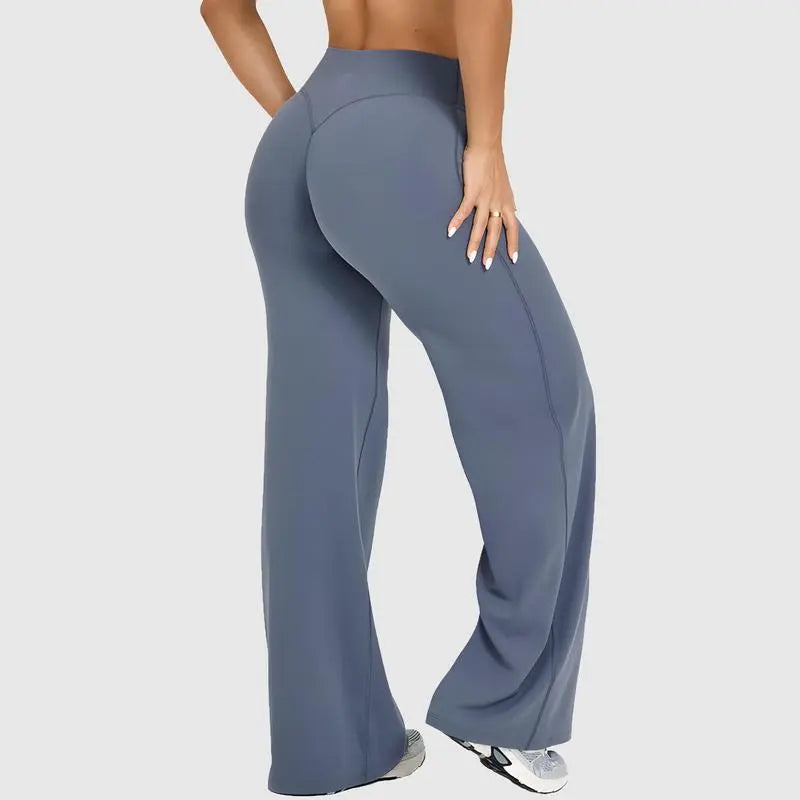 Straight Leg Bottoms Fitness Sportswear Gymwear Casual Pants