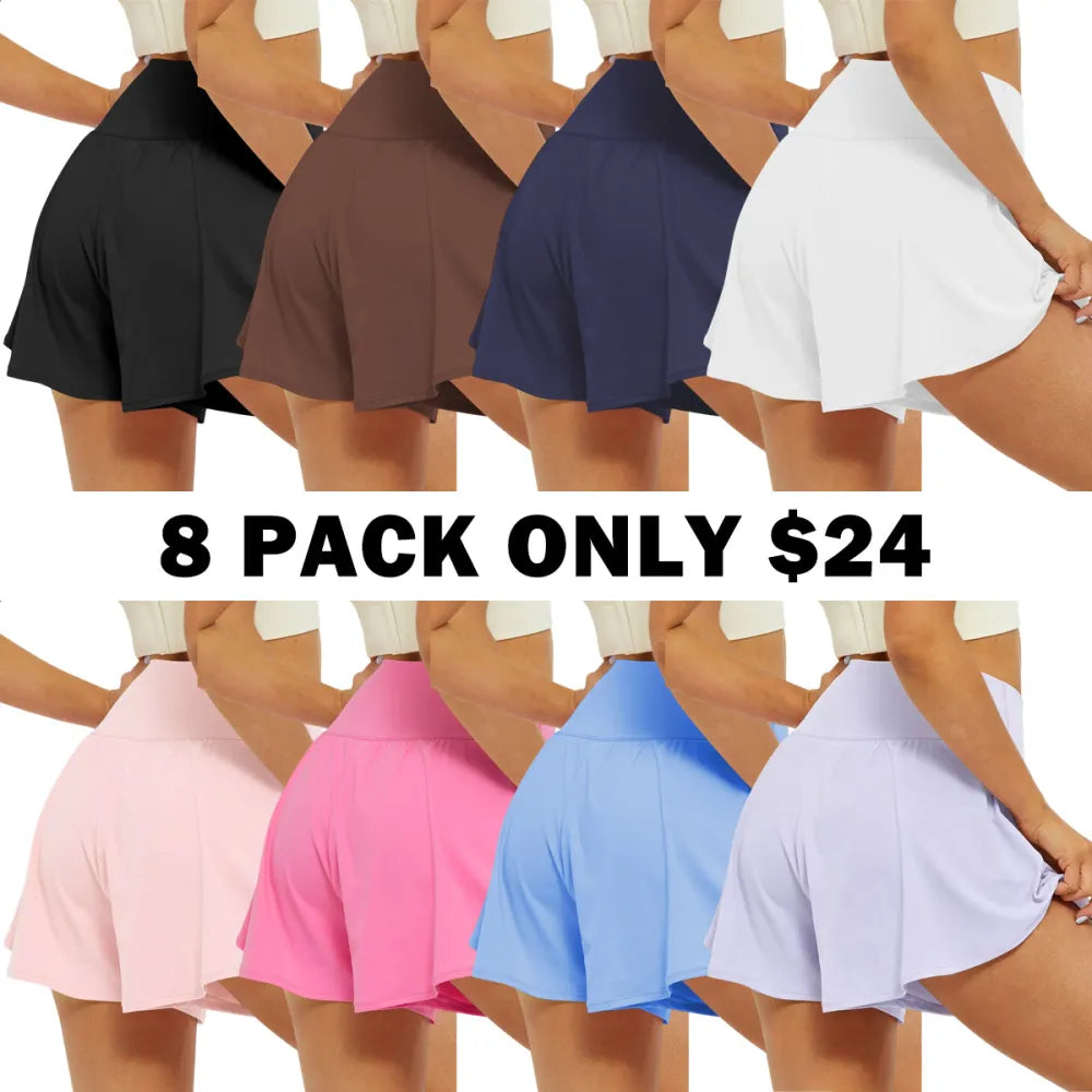 Flowy Running Shorts with Pockets