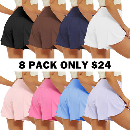 Flowy Running Shorts with Pockets